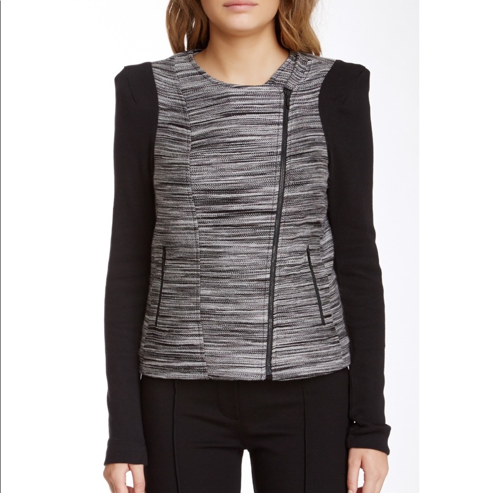 Three dots moto contrast jacket - Picture 2 of 4